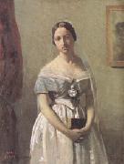 The Bride (mk05)  Jean Baptiste Camille  Corot